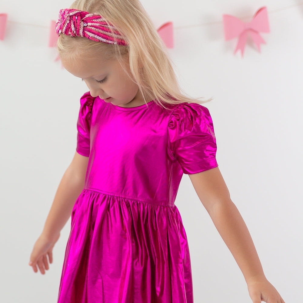 Cheeky Plum Pink Formal Kids Dress